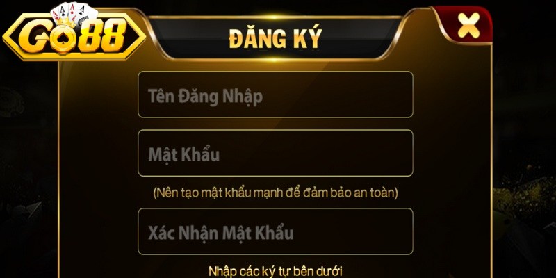 Quy trình đăng ký Go88 đã được đơn giản hóa đến mức tối đa
